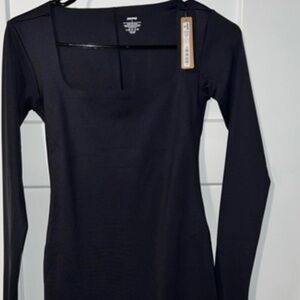 Skims Long Sleeve Mini Dress